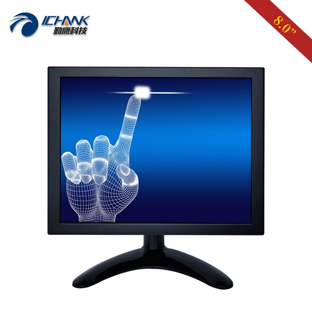 IPS ݼ  HDMI Է VGA USB  , 4  ׼ ġ LCD ũ ÷ B080TC-ABHUV, 8 ġ , 1024x768